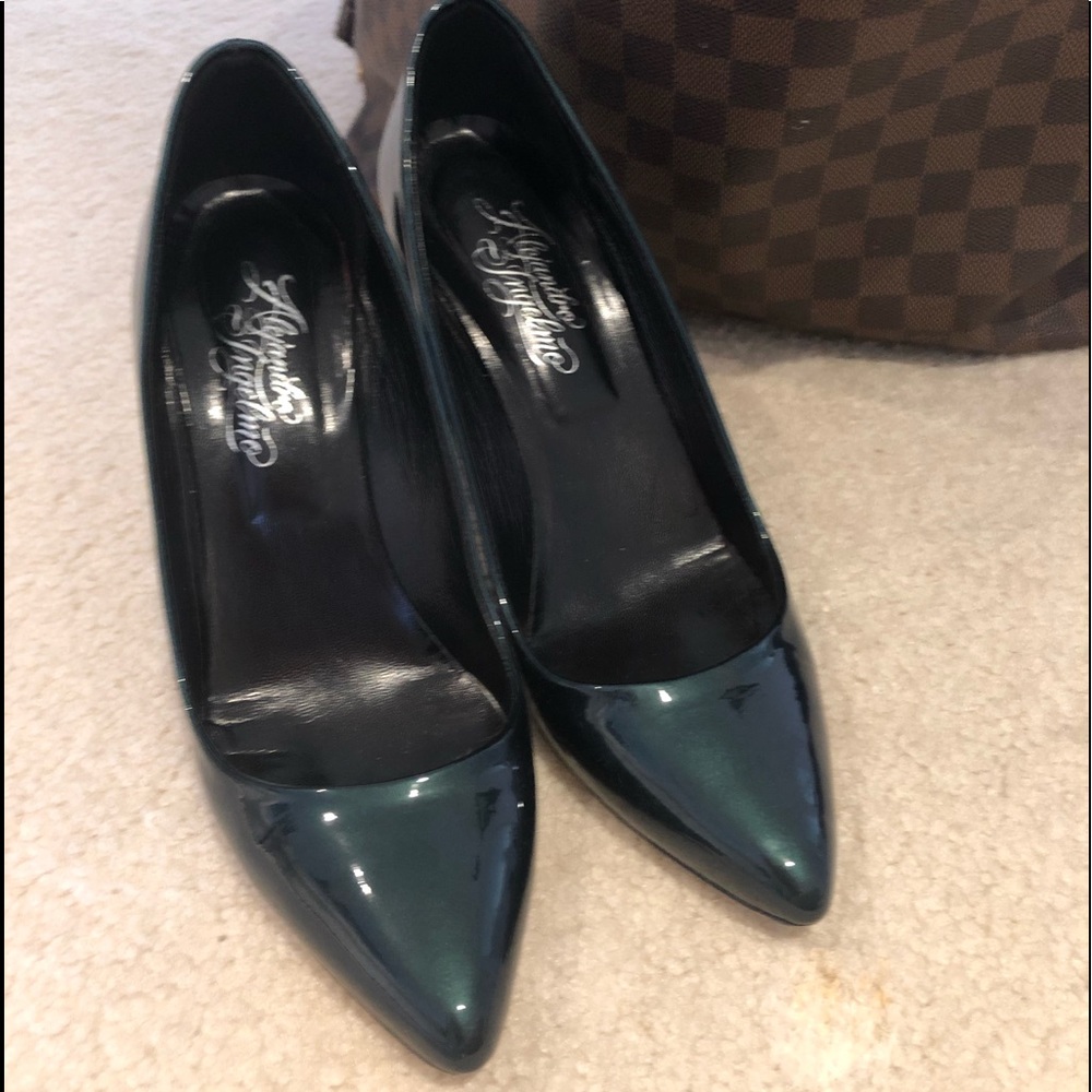 ALEJANDRO Ingelimo Shoes!  Metalic Pumps. Sz 39